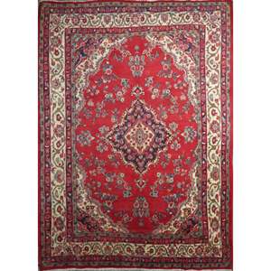Vintage Heritage <b>Wool</b> Carpet Ornate Medallion Motif Artisan <b>Crafted</b> Luxury Area Rug Classic Traditional Home Interior Decor - Product Image 1
