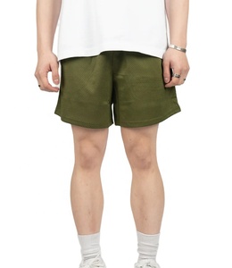 Pantalones Cortos Deportivos Casuales de Malla para Hombre, Talla Grande, Pantalones Cortos de Playa, Pantalones Cortos de Verano, Logotipo Personalizado Bordado - Product Image 1