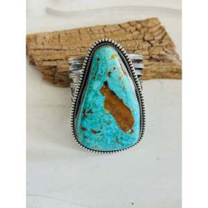 Kevin Billah Kingman Fashion <b>Cuff</b> <b>Bracelet</b> Turquoise Sterling <b>Silver</b> Elegant Kingman Turquoise Sterling <b>Silver</b> <b>Cuff</b> <b>Bracelet</b> for - Product Image 1