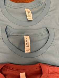 T-shirts unisexes BELLA CANVAS en jersey à manches courtes, vente en gros, t-shirts légers en tricot mélangé - Product Image 5