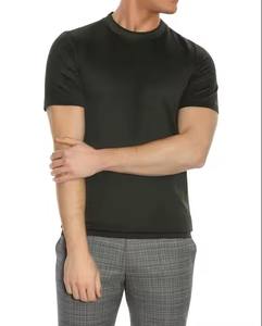 Belle Hommes Incurvé Nouvelle Arrivée T-Shirt Regular Fit Blanc 100% Coton 220 Grammes Séchage Rapide Respirant Conception Personnalisée En Gros - Product Image 6