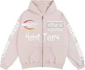 Sudadera con Capucha Personalizada con Logotipo, Versión Alta, Lavada, Estilo Vintage, Hip Hop, Pintada a Mano, Graffiti Urbano - Product Image 6