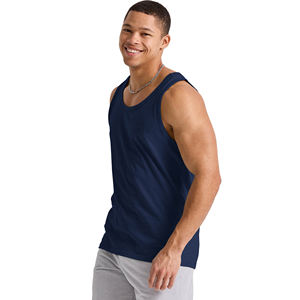 Camisetas sin mangas informales de secado rápido para hombre, ropa deportiva tejida para entrenamiento muscular, culturismo, cantidad a granel - Product Image 6