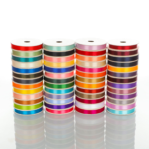 Ruban en satin personnalisé imprimé rouge de couleur unie d'inspiration vintage de Sunjoy Factory <span class=keywords><strong>Wholesale</strong></span> avec 1 cm 2,5 cm 4 cm 10 cm - Product Image 3