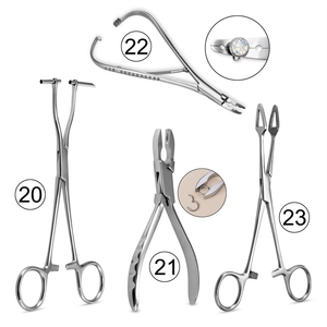 Nouvel ensemble de 71 instruments chirurgicaux vétérinaires réutilisables en acier inoxydable, pack de stérilisation et de castration avec poignée dorée, équipement chirurgical de base - Product Image 2