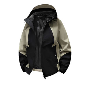 Personalizada Otoño Senderismo Cortavientos Hombres y Mujeres Deportes al aire libre Escalada Chaqueta con capucha - Product Image 2