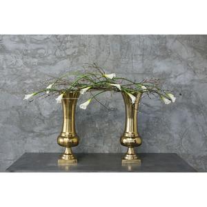 Jarrón de trompeta de Metal plateado personalizado, soporte de flores para decoración del hogar, soporte de flores, centros de mesa de boda, soporte de jarrón - Product Image 3