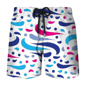 2025 personnalisé meilleur Design hommes été ample maillot de bain écologique velours côtelé 3D imprimé Hip Hop vacances Shorts - Product Image 2
