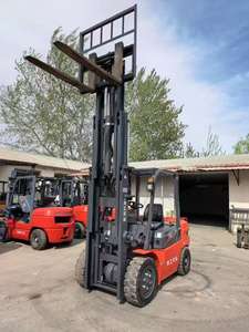 Mini carretilla elevadora usada 3.8Ton chino <span class=keywords><strong>LongGong</strong></span> 38 estante de tres puertas 6m elevación buena calidad sólido 4 ruedas carretilla elevadora - Product Image 6