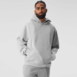 Sudadera con capucha de algodón para hombre-Sudadera suave y acogedora con forro polar con cordón ajustable y bolsillo delantero, perfecta - Product Image 4