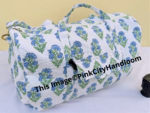 กระเป๋าผ้าฝ้ายแท้สำหรับวันหยุดสุดสัปดาห์กระเป๋าใส่ของสำหรับเดินทางของผู้หญิงกระเป๋าเดินทางสำหรับชายหาดใช้ซ้ำได้พร้อมซิปคุณภาพสูง - Product Image 2