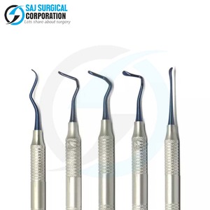 Premium Gracey Complete 5 PCS Set Manual Dental Scalers Uso profesional Cureta de instrumentos quirúrgicos de acero inoxidable - Product Image 6
