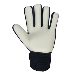 Gants de football de doigt complet de couleur unie confortables de haute qualité à faible quantité minimale de commande fabrication professionnelle gants de football d'entraînement sportif - Product Image 2