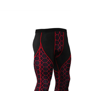 Combinaisons de compression pour hommes les plus vendues, grandes tailles, légères, respirantes, en tissu 100% polyester, ensembles de yoga, de gym et de fitness, pantalons - Product Image 5
