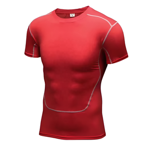 OEM Hombres Logotipo Personalizado Fitness Manga Corta Rash Guard Manga Completa Secado Rápido Correr Gimnasio Fitness Medias Hombres Ropa Deportiva - Product Image 5