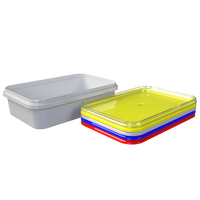 DKK815 Contenant rectangulaire jetable et recyclable en PP de 28 oz avec couvercle pour dates |   Fabricant d'emballages en plastique de qualité alimentaire pour l'exportation