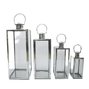 Portavelas de Hierro Estilo Restaurante Hechos a Mano, Buen Diseño, Alta Calidad, Personalizables, Decoración Navideña para el Hogar, Faroles de Metal para Velas - Product Image 1