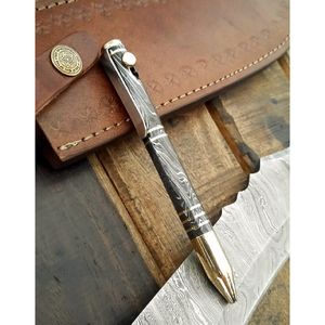 Varilla de acero de Damasco para la fabricación de joyas y bolígrafos, varilla de barra redonda de acero de Damasco, novedad de 2025, pluma de Damasco de Metal resistente hecha a mano - Product Image 6