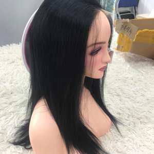 มัดผมแท้เวียดนามพร้อมลูกไม้ปิดด้านหน้าวิกผมบริสุทธิ์100สำหรับผู้หญิงผิวดำ - Product Image 2