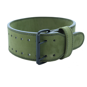 Ceinture de musculation en cuir de vachette à double boucle 2026, nouvelle ceinture respirante pour la musculation, les soulevés de terre, les entraînements de sécurité, boucle d'entraînement - Product Image 3