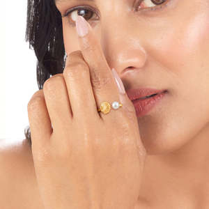 แหวนมุกคอลเลคชั่น Pearl & Shell Cascade Ocean - Product Image 1