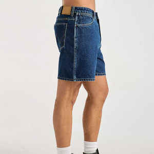 บริการ OEM กางเกงยีนส์ขาสั้นสำหรับผู้ชายกางเกงเอวกลาง100% ผ้าฝ้ายระบายอากาศได้ดีสำหรับฤดูร้อน - Product Image 4