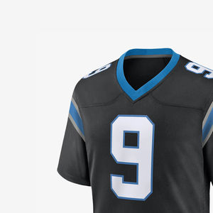 Camiseta de fútbol americano de poliéster 100% de alta calidad, manga corta transpirable personalizable directamente del fabricante - Product Image 2