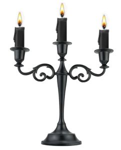 Candelabro de metal dorado para la decoración interior del hogar con acabado real y hermosos detalles para una elegante configuración de velas - Product Image 6