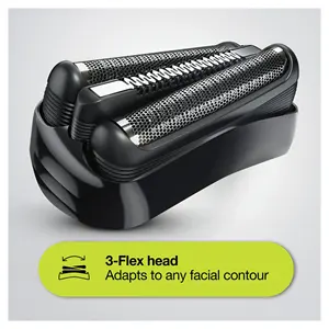 Maquinilla de afeitar eléctrica de fabricación alemana Serie 3 para hombres, afeitadora de lámina recargable por USB con hoja doble 310S - Product Image 3