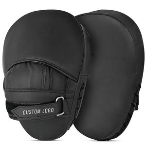 แผ่นซ้อมมวยหนังแท้ขายส่งปี 2025 - รูปทรงโค้ง ทนทานและน้ำหนักเบา สำหรับคิกบ็อกซิ่ง มวยไทย - Product Image 1