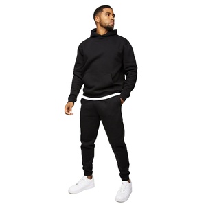 Ensemble de survêtement confortable pour homme, sweat à capuche et pantalon de jogging, idéal pour l'entraînement, la salle de sport, la course à pied, les tenues décontractées, tissu doux et élégant. - Product Image 1