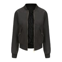 Blousons Bomber Imprimés en Satin Polyester Rose Vif pour Femmes, Personnalisables, Imperméables, avec Fermeture Éclair, en Nylon, Vente en Gros pour l'École