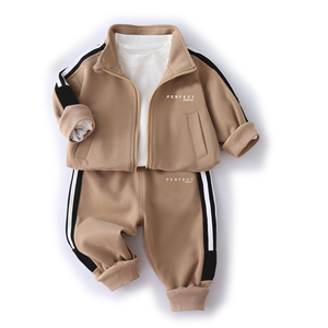 Baby Clothing Hoodies & Sweatshirts top quality Outdoor Zipper Sport Sets Kids Street wear 100% cotton <b>Toddler</b> Jogger Tracksuits - Product Image 3
