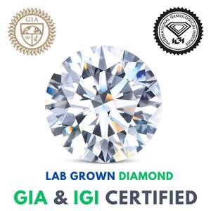 IGI GIA 0.3CT 0.5CT 0.6CT 0.8CT 1CT 1.5CT 2CT 3CT 4CT 5CT 6CT 10CT precios de fábrica diamante cultivado en laboratorio con certificado - Product Image 2