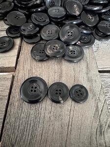 กระดุมเปล่าทำจากเขาควายธรรมชาติสำหรับอุปกรณ์ตกแต่งเสื้อผ้า คุณภาพสูง - Product Image 3