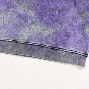 เสื้อฮู้ดผ้าฝ้ายหนาทรงโอเวอร์ไซส์ไม่มีสายมีตัวอย่างฟรีโลโก้ขนาดพลัสไซส์สำหรับผู้ชาย - Product Image 4