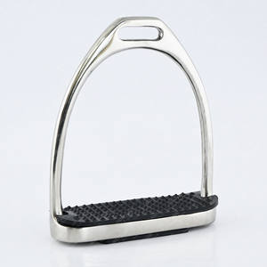 Nouvel arrivage Étriers de sécurité Protection pour cavaliers Selle de cheval en acier inoxydable Étriers anglais à dégagement rapide Sûr pour l'extérieur - Product Image 4