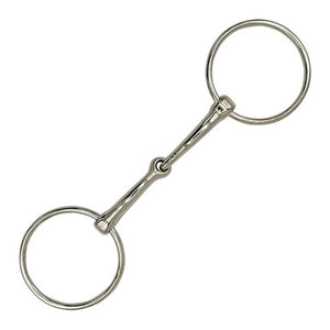 Broca de anillo de alta calidad para caballo de hierro, boquilla de 5 pulgadas, entrenamiento y equitación, Control de broca de caballo, ligero, fuerte, ecuestre - Product Image 1