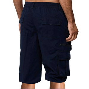 Top Trending 7 Pocket 100% Cotton <b>Men's</b> <b>Cargo</b> <b>Shorts</b> <b>Men</b> Navy Blue Plain Casual <b>Cargo</b> <b>Shorts</b> for Sale in Wholesale Rates - Product Image 3