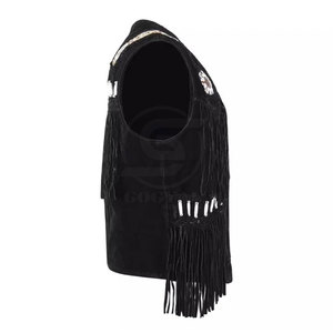 Chaleco de Cuero Vaquero para Hombre, Transpirable y Cómodo, Ropa Casual, Precio Razonable, Hecho en Pakistán - Product Image 3