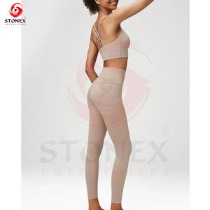 2025 Offres Spéciales femmes Yoga Fitness ensembles entraînement Yoga sport ensemble porter des vêtements de sport vêtements de sport pour femmes Yoga ensembles - Product Image 3