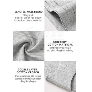 Braguitas Casuales de Mujer de Tela Suave de Punto Sin Costuras, Ajuste Cómodo, Transpirables, de Secado Rápido, Diseño Ligero para Ropa Interior Diaria - Product Image 6