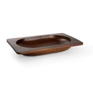 Cuenco de madera de mango ecológico, diseño japonés elegante para servir ensaladas y frutas para el hogar, hotel y fiesta, Decoración de mesa - Product Image 1