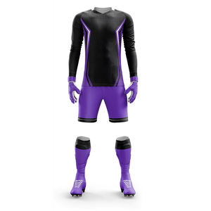 Uniforme de equipo de fútbol de nailon/cachemira estampado personalizado, uniforme de portero de último diseño hecho a medida al por mayor - Product Image 2