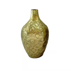 Maceta de florero de Metal de alta calidad para decoración de mesa de oficina y maceta de Hotel con pulido y Chapado en plata por decor Impex - Product Image 4