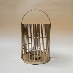 Linterna de alambre de Metal dorado de lujo del fabricante indio hogar jardín balcón decoración manija colgante Navidad bajo precio vela - Product Image 1