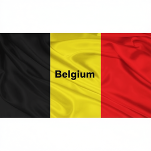 ธงชาติเบลเยียม ขนาด 60x40 ซม. ผ้าเรยอนคอตตอน - Product Image 3