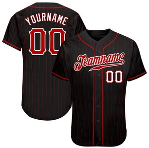 Maillot de baseball d'équipe personnalisé avec impression par transfert thermique 100% polyester respirant personnalisable Nom et logo de l'équipe Positions - Product Image 5