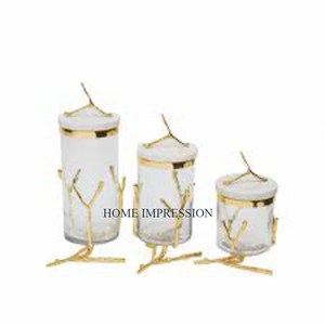 ภาชนะใส่เครื่องเทศ/น้ำตาล งานแฮนด์เมด ดีไซน์ลายดอกไม้ ฝาปิดโลหะ เป็นมิตรกับสิ่งแวดล้อม ปรับแต่งได้ ราคาดีที่สุด - Product Image 6