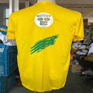 Camiseta publicitaria de promoción simple con logotipo de diseño personalizado de fabricante Premium personalizado - Product Image 4